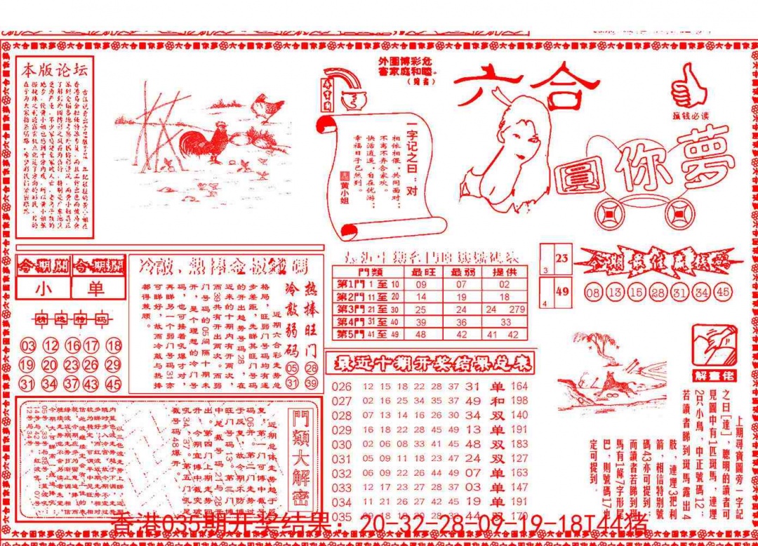 036期六合圆你梦A[图]
