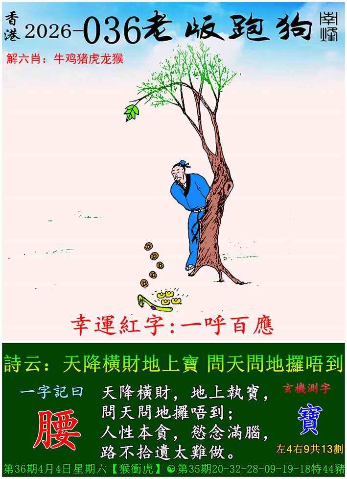 036期老版跑狗[图]